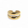 WAY Öland Ring, Gold Plated Steel