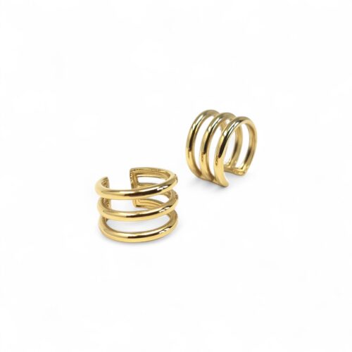 WAY Rocha Gold Plated Steel Ear Cuff