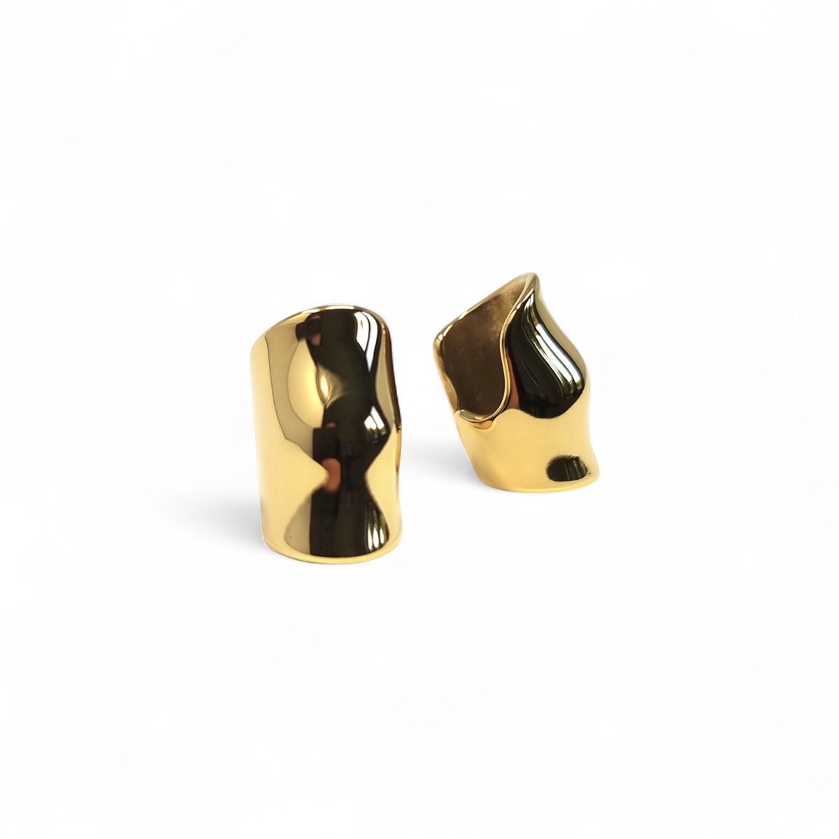WAY Sava Gold Plated Steel Ear Cuff