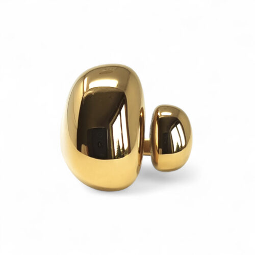 WAY Sila Ring, Gold Plated Steel