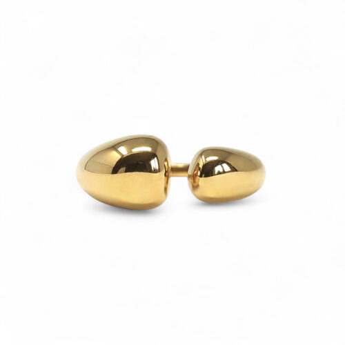 WAY Una Ring, Gold Plated Steel
