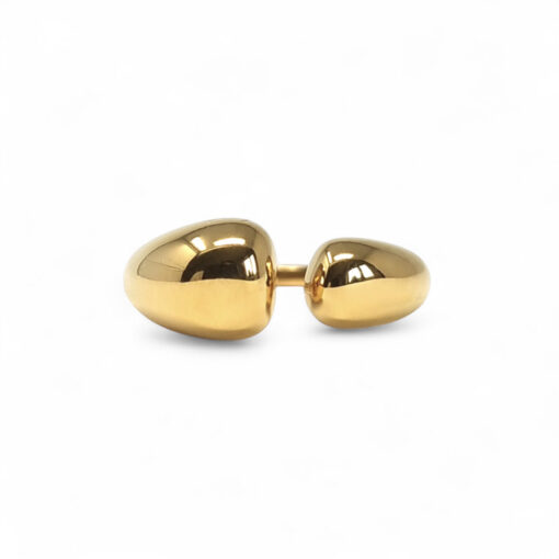 WAY Una Ring, Gold Plated Steel
