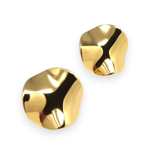 Alternative view of WAY Como Earrings, Gold Plated Steel