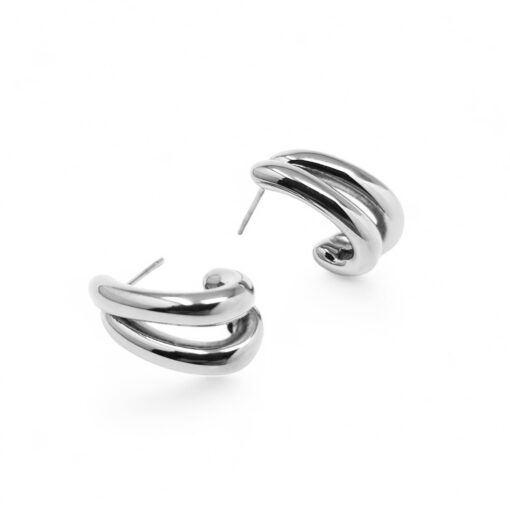 WAY Isar Earrings Steel - Image 2