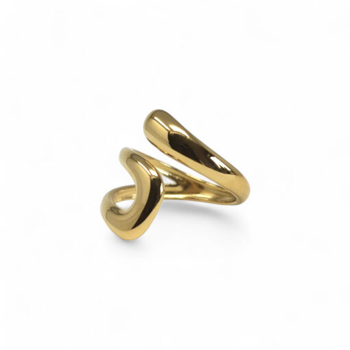 WAY Loir Ring, Gold Plated Steel - Image 2
