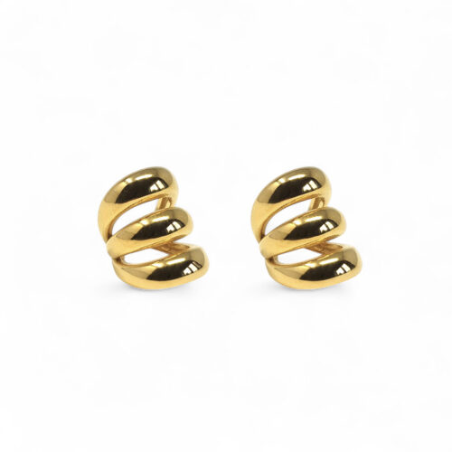 Alternative view of WAY Rora Gold Plated Steel Ear Cuff