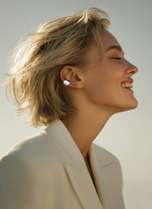 Alternative view of WAY Iza Steel Ear Cuff 2pcs
