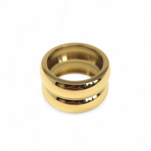 WAY Seine Ring, Gold Plated Steel - Image 3