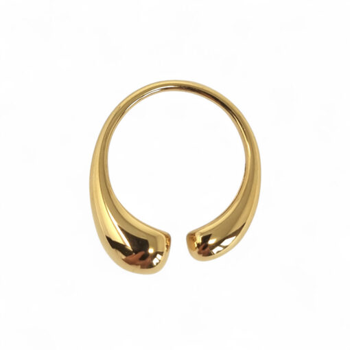 WAY Una Ring, Gold Plated Steel - Image 3
