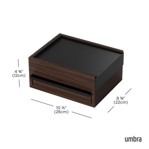 Umbra Stowit Storage Box Black Walnut - Image 8