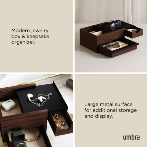 Umbra Stowit Storage Box Black Walnut - Image 7