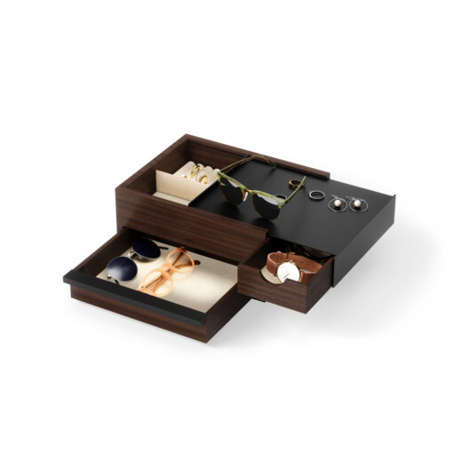 Umbra Stowit Storage Box Black Walnut