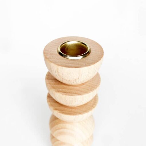 5mm Paper Totem puidust küünlajalg – Tall Nº 4 - Image 6