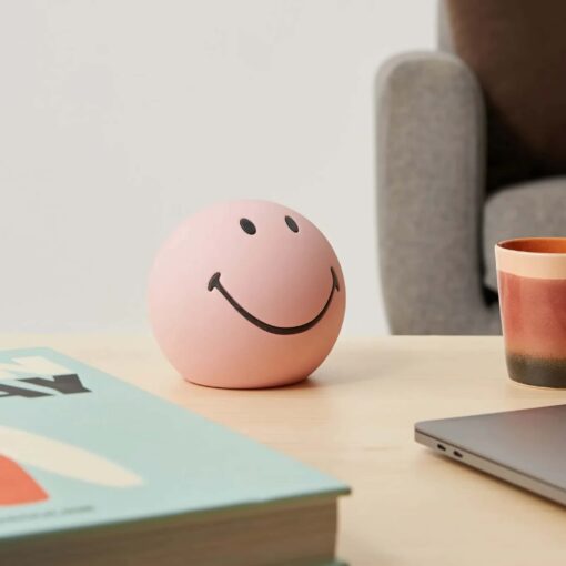 Mr Maria Bundle of Light Smiley Lamp Pink - Image 2