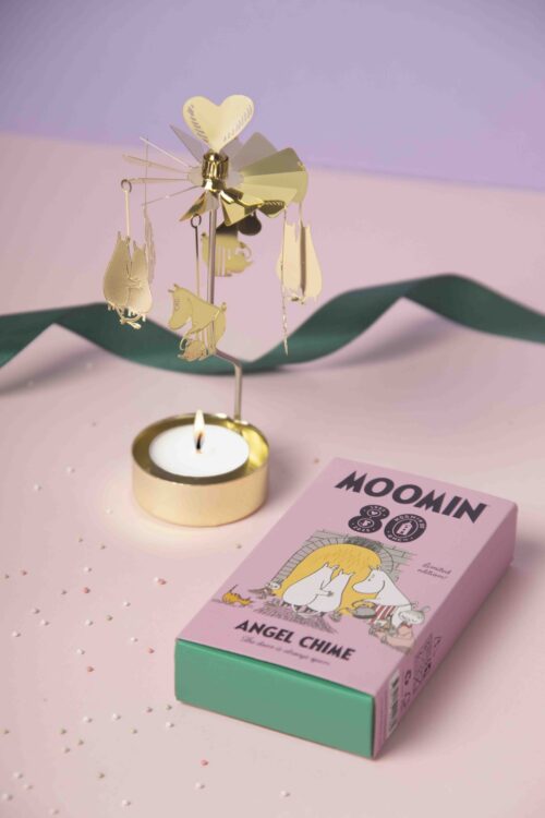 Alternative view of Pluto Design Angel Chime Moomin 80