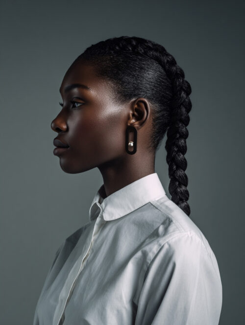 Alternative view of Chromophobia Earrings “Sanctum”