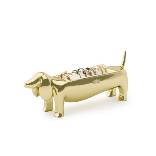 Umbra Dachsie Ring Holder Brass