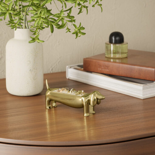 Umbra Dachsie Ring Holder Brass - Image 3