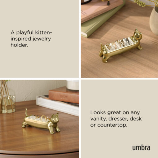 Umbra Ali Cat Ring Holder Brass - Image 6