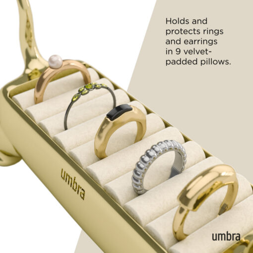 Umbra Ali Cat Ring Holder Brass - Image 5
