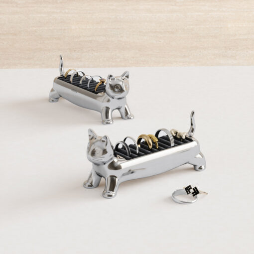 Umbra Ali Cat Ring Holder Chrome - Image 7