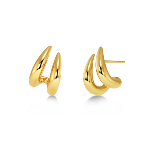 Edblad Spire Hoops L Gold Earrings