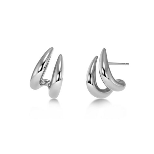 Edblad Spire Hoops L Steel Earrings