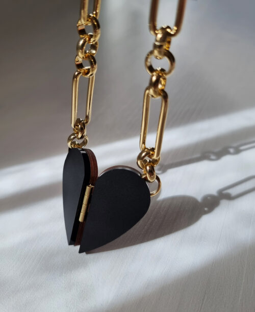 Alternative view of Chromophobia Necklace "Heavy Heart"