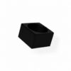 THE AIR Cube Ring Black