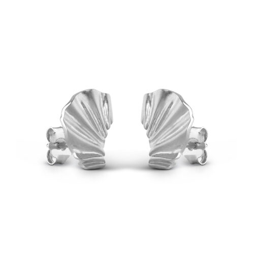 Enamel Copenhagen Mini Wave Earrings Silver