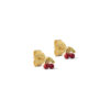 Enamel Copenhagen Stud Cherry Earrings Red