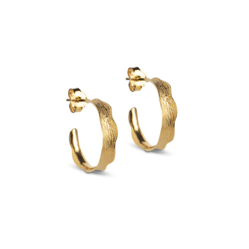 Enamel Copenhagen Hoops Ane Small Earrings Gold