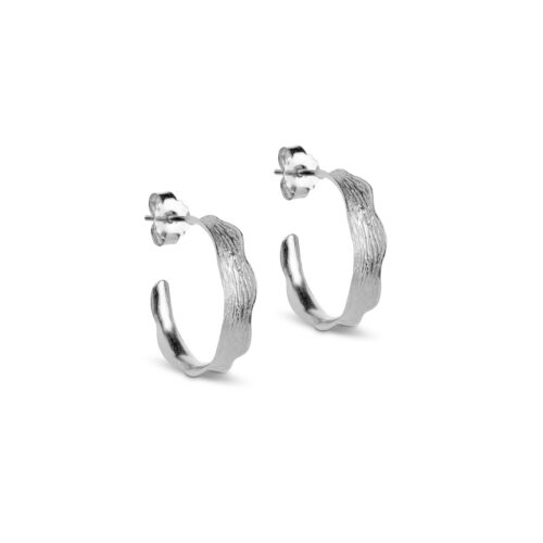 Enamel Copenhagen Hoops Ane Small Earrings Silver