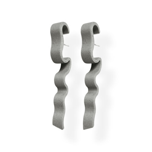 THE AIR Kõrvarõngad Still Ribbon Stud Cuff