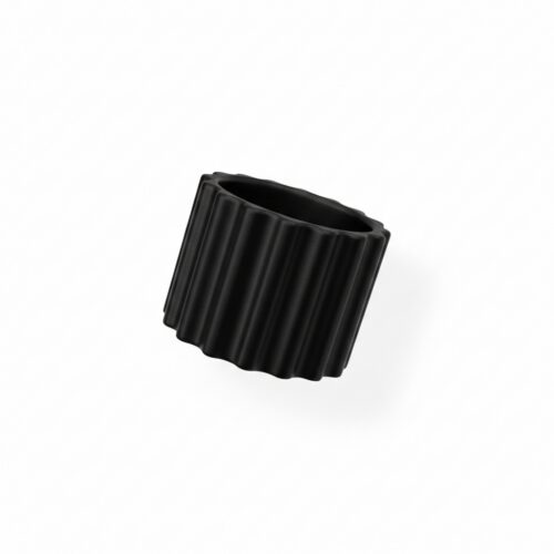 THE AIR Wave Ring Bold Black
