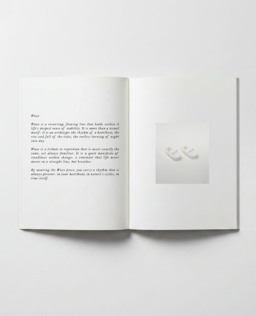 Alternative view of THE AIR Wave Ring Bold White