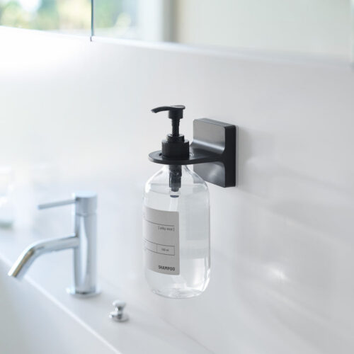 Alternative view of Yamazaki Tower Film Hook Self-Adhesive Dispenser Holder Black