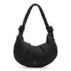 Got Bag Kott Pleat Moon Bag Large Black Monochrome