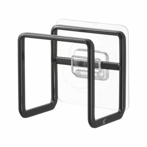 Yamazaki Film Hook Self-Adhesive Sponge Holder Black