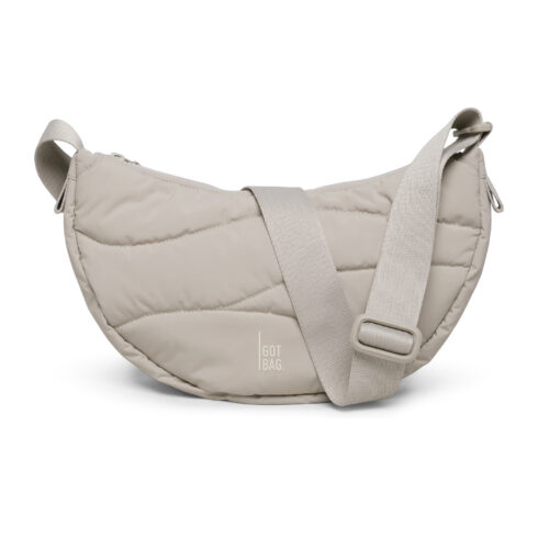 Got Bag Kott Wavy Puffer Moon Bag Small Scallop Monochrome