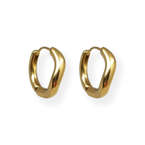 WAY Tajo kõrvarõngad, kullatud teras