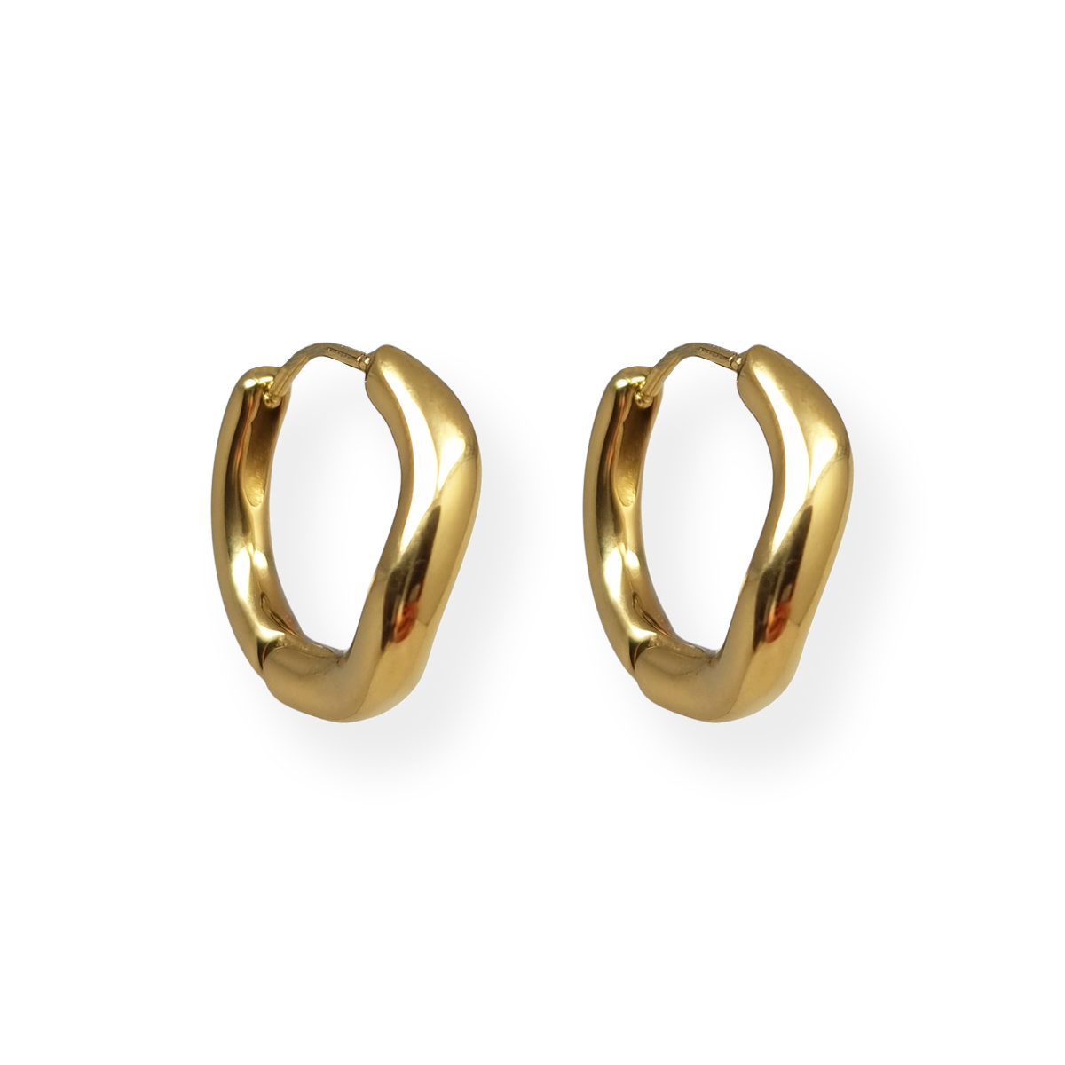 WAY Tajo kõrvarõngad, kullatud teras