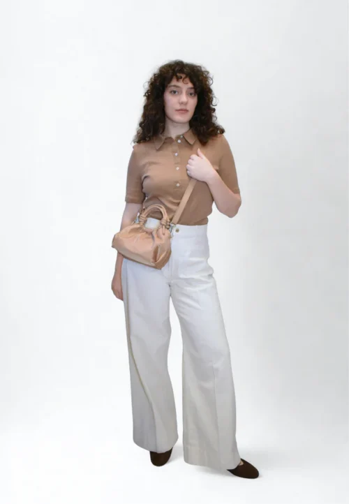 Alternative view of HVISK Jolly Matte Twill Mocha