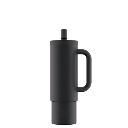 24Bottles Straw Cup joogipudel Tuxedo Black