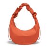 Got Bag Moon Bag Ruffle Monochrome Hot Coral