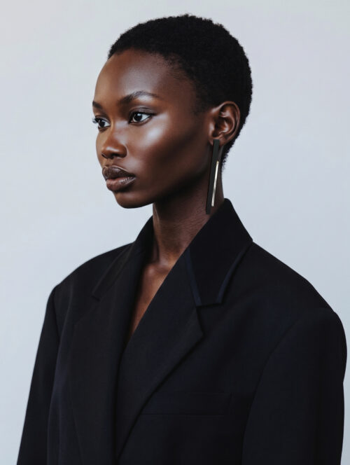 Alternative view of Chromophobia Earrings “Road”