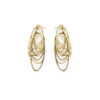 Maison 203 Theia Earrings 3 Metallic White Gold