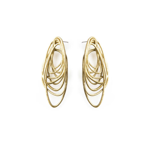 Maison 203 Theia kõrvarõngad 3 Metallic White Gold