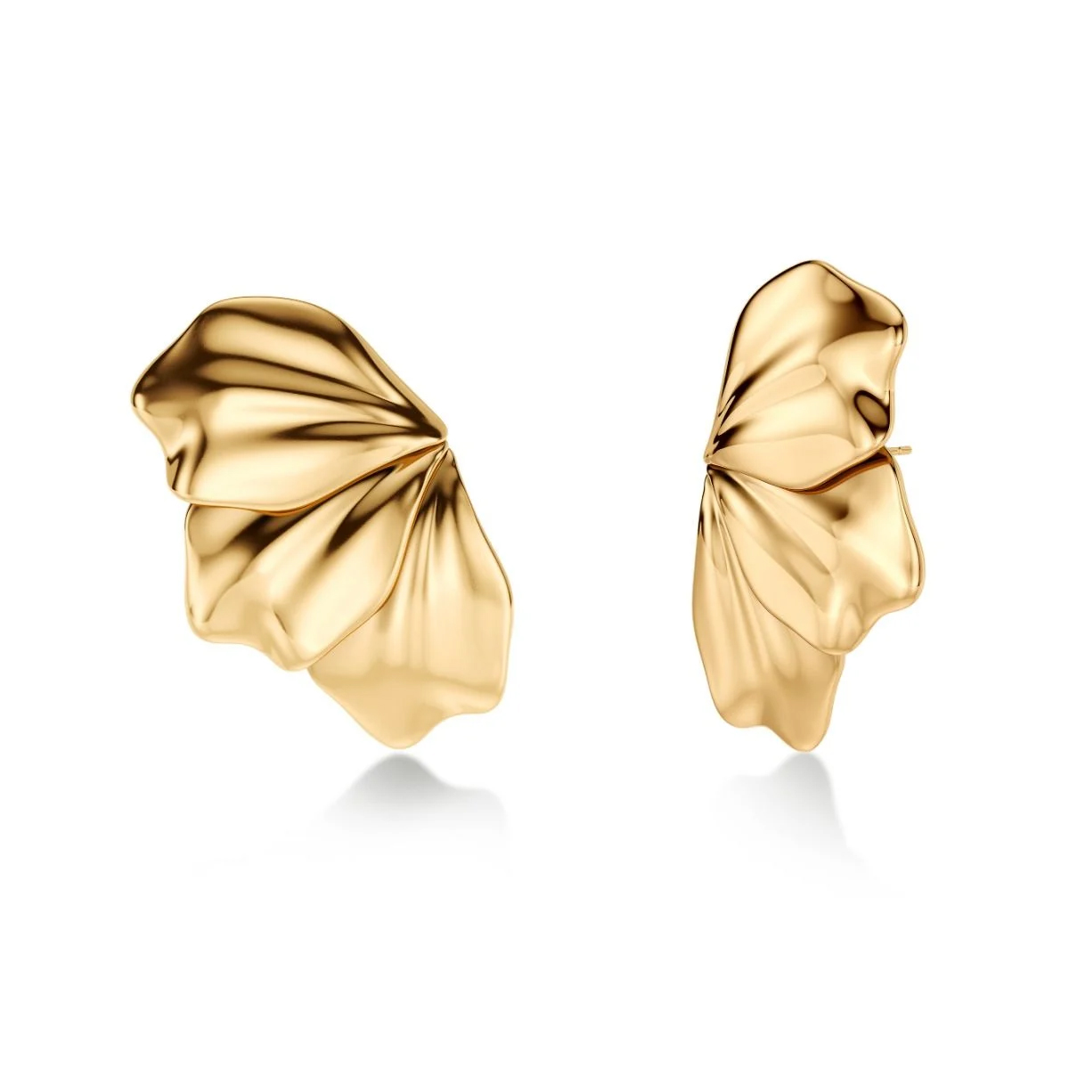 Edblad Petal Studs L Gold Earrings