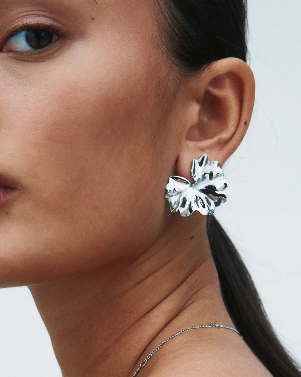 Edblad Gerana Studs L Silver Earrings - Image 2